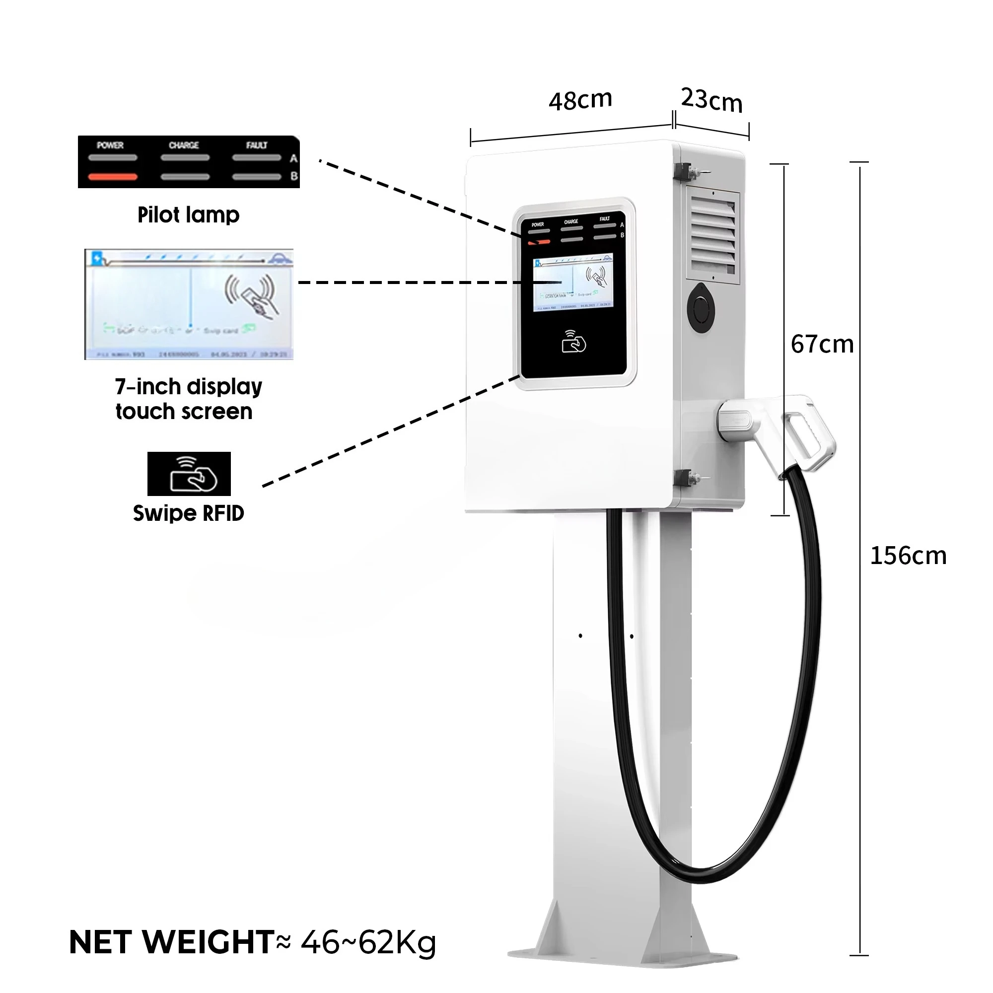 2026 Wallbox Ccs2 30kw Commerc - Ev Charging Pile 评论和价格