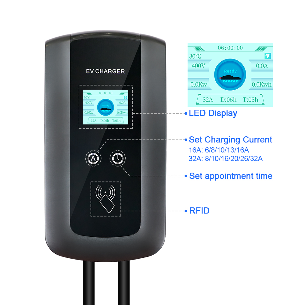 Kolanky 32A 7.2/22KW EV Chargi - Wallbox Ev 评论和价格