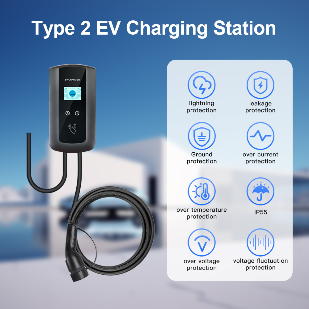 Kolanky 32A 7.2/22KW EV Chargi - Wallbox Ev 评论和价格